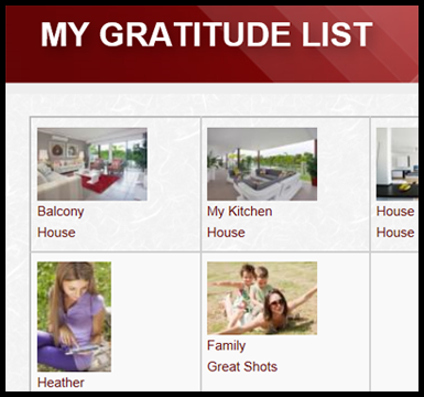 Gratitude List